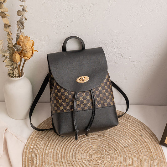 Trendy Backpack Simple Retro Korean Type