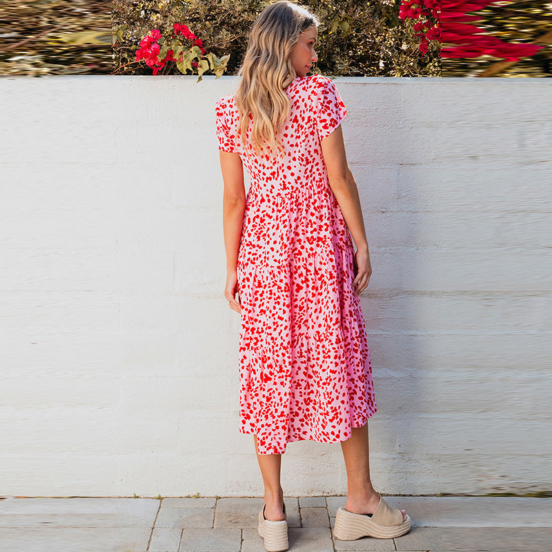 Pullover mit taillierter Taille, schlankmachender Flow, hohe Taille, Damenkleid