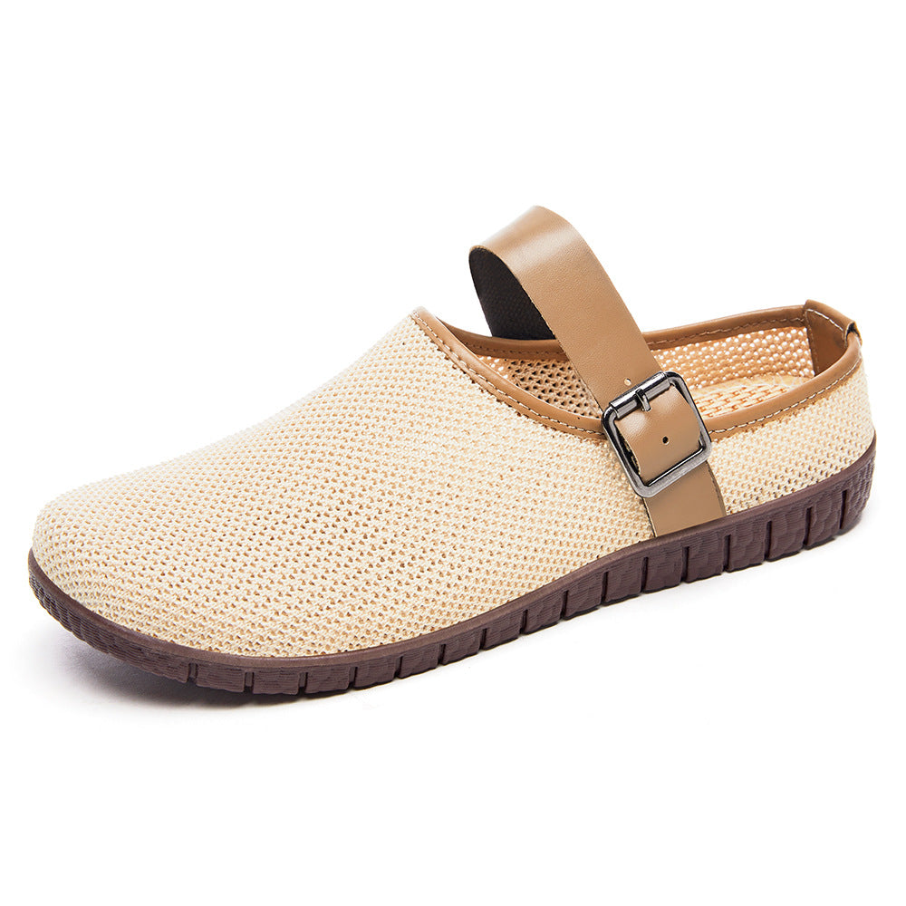 Passende Vintage-Sandalen mit weicher Sohle für Damen