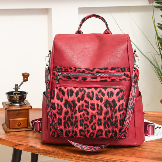 Zaino da viaggio casual, semplice, alla moda, di grande capacità