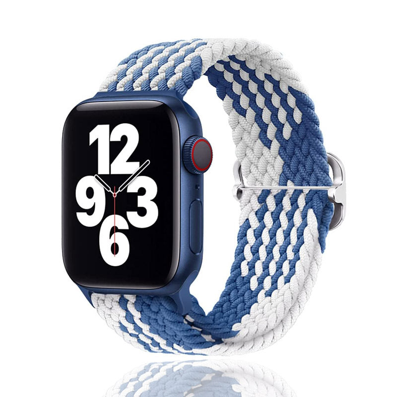 Magnetschnalle aus Metall, geflochtenes Nylon-Stretchband