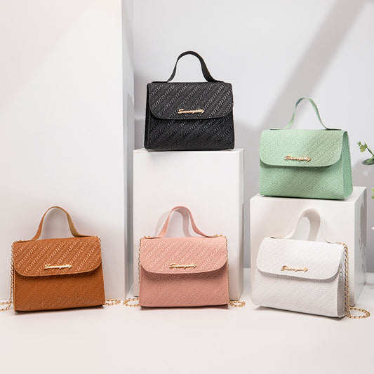 Einfache geprägte Kette Einfache Handtasche