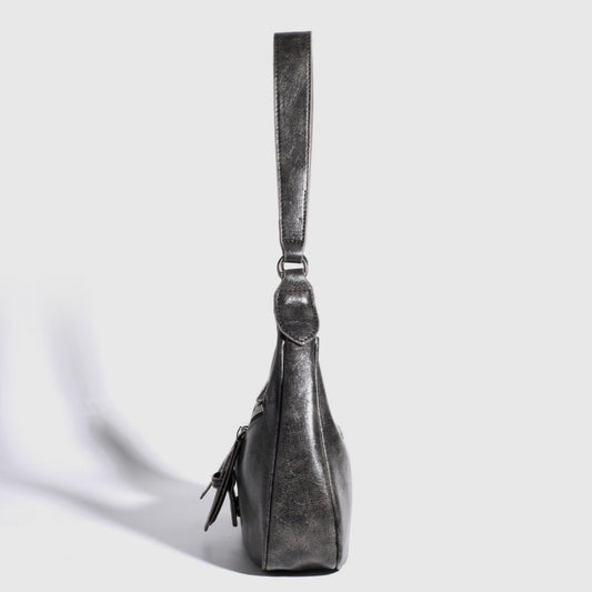 Borsa a tracolla da donna in stile motociclista retrò