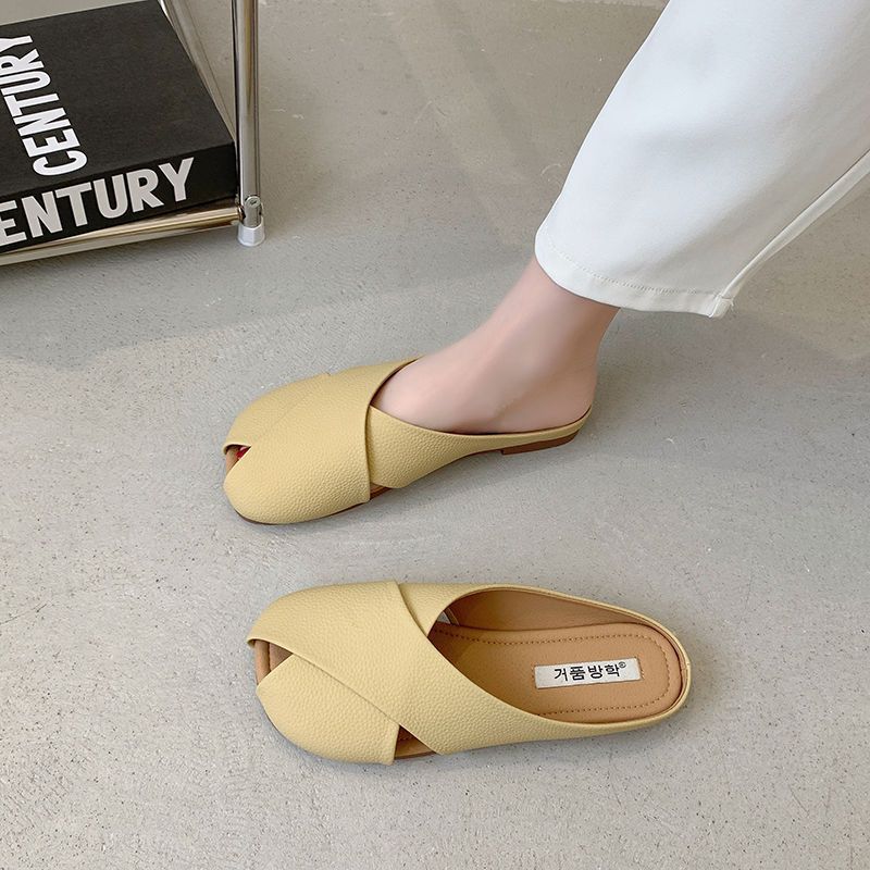 Women's Toe-covered Slippers For Women Summer