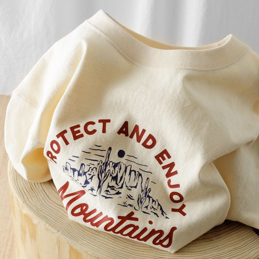 Design Sense Apricot Lockeres Vielseitiges Halbarm-Top Damen