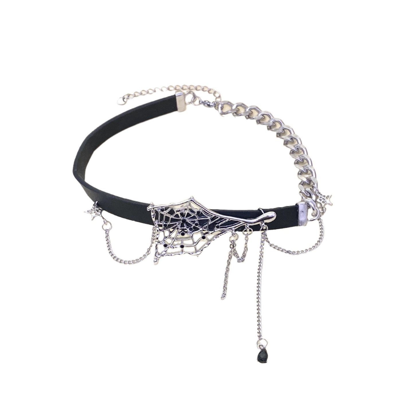 European And American Design Sense Cobweb Necklace Fashion Temperamental Minority Retro Metal Sense