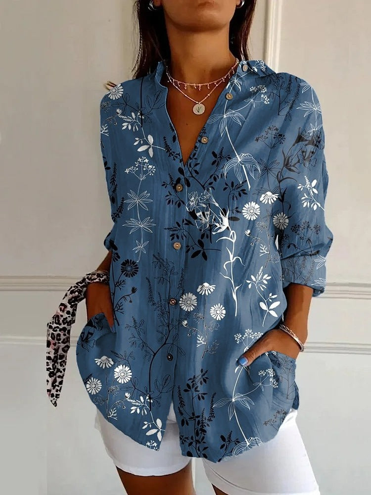 Fashionable Personalized New Women's Long Shirt