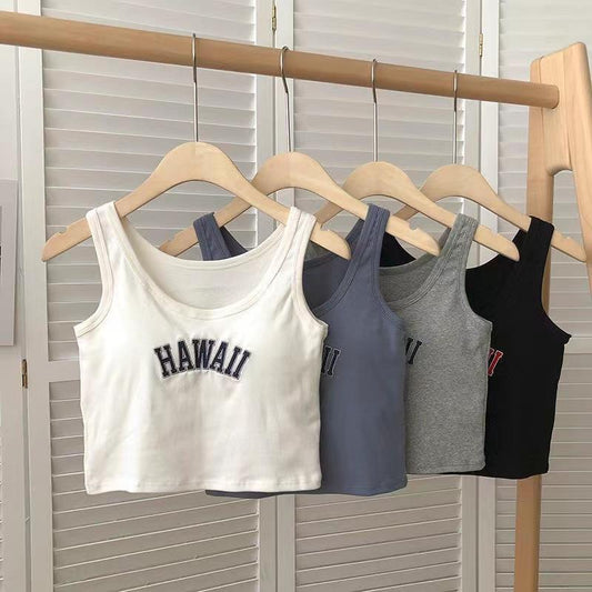 Underwear With Chest Pad One-piece Sports Vest Short