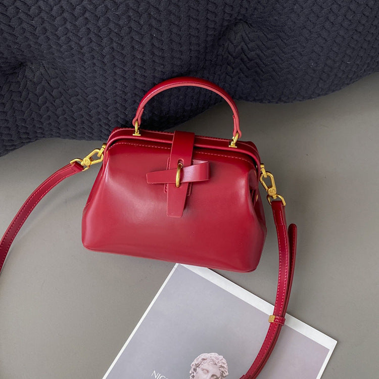 Affordable Luxury Fashion Cowhide Handbag Women