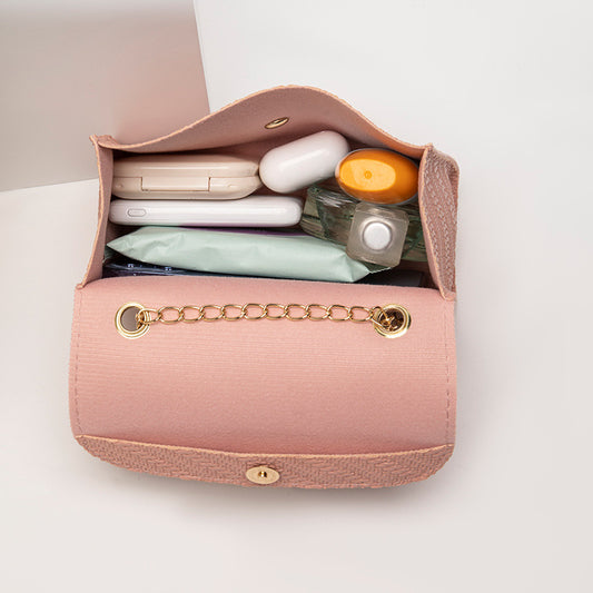 Einfache geprägte Kette Einfache Handtasche