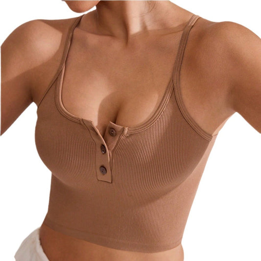 Camisole Sexy Nachtclub Damen Slim Fit Short