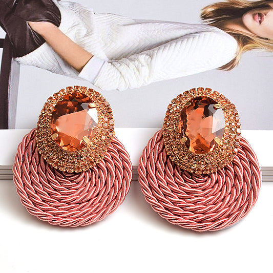 Orecchini nuovi colori cristallo diamanti gioielli