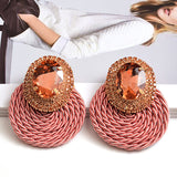 Earrings New Color Crystal Diamond Jewelry