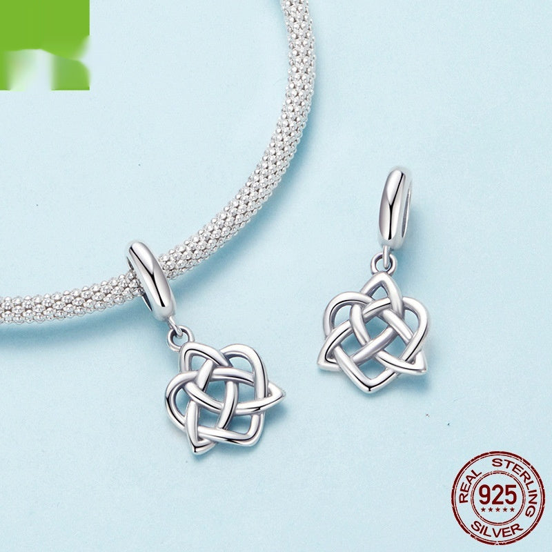 Pendant Diy Bracelet String Beads Accessories 925 Silver Bead