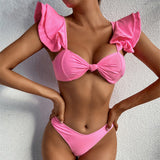 Neu Bademode 2 Stück Sets Damen Bikini Set Badeanzug