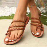Pantofole piatte da donna, pantofole casual in tessuto taglie forti