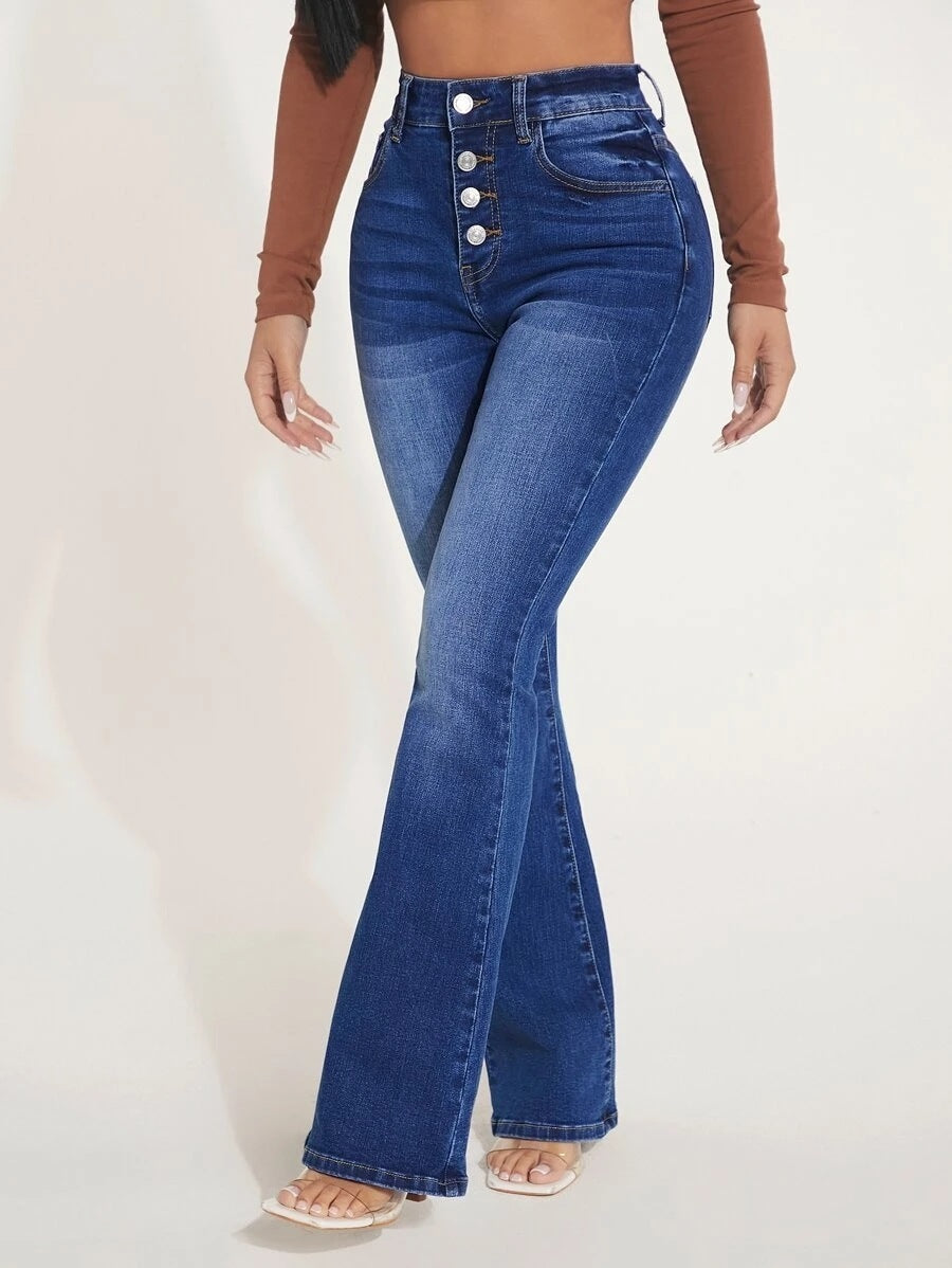 Jeans skinny elasticizzati a vita alta Clinch