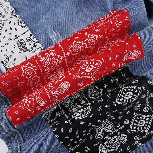 Neue Straße Zerrissene Gerade Casual Hosen frauen Hosen