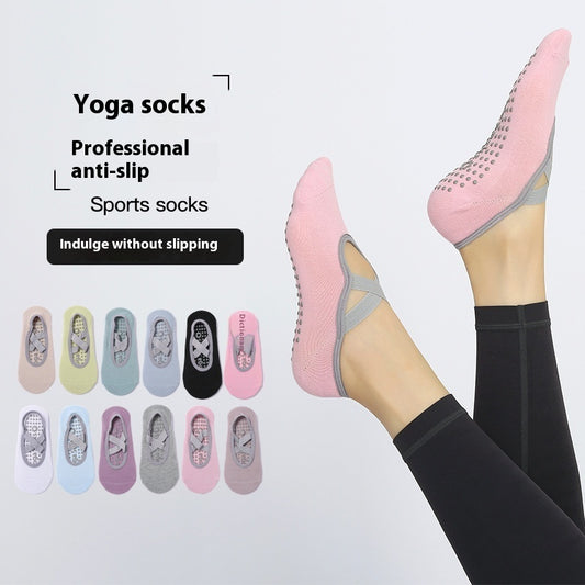 Rutschfeste Pilates-Socken für Anfänger im Innenbereich