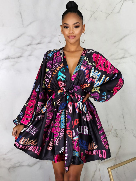 Kleid mit Print für Damen
