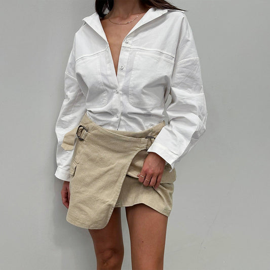 Cardigan tascabile Loose Street a maniche lunghe