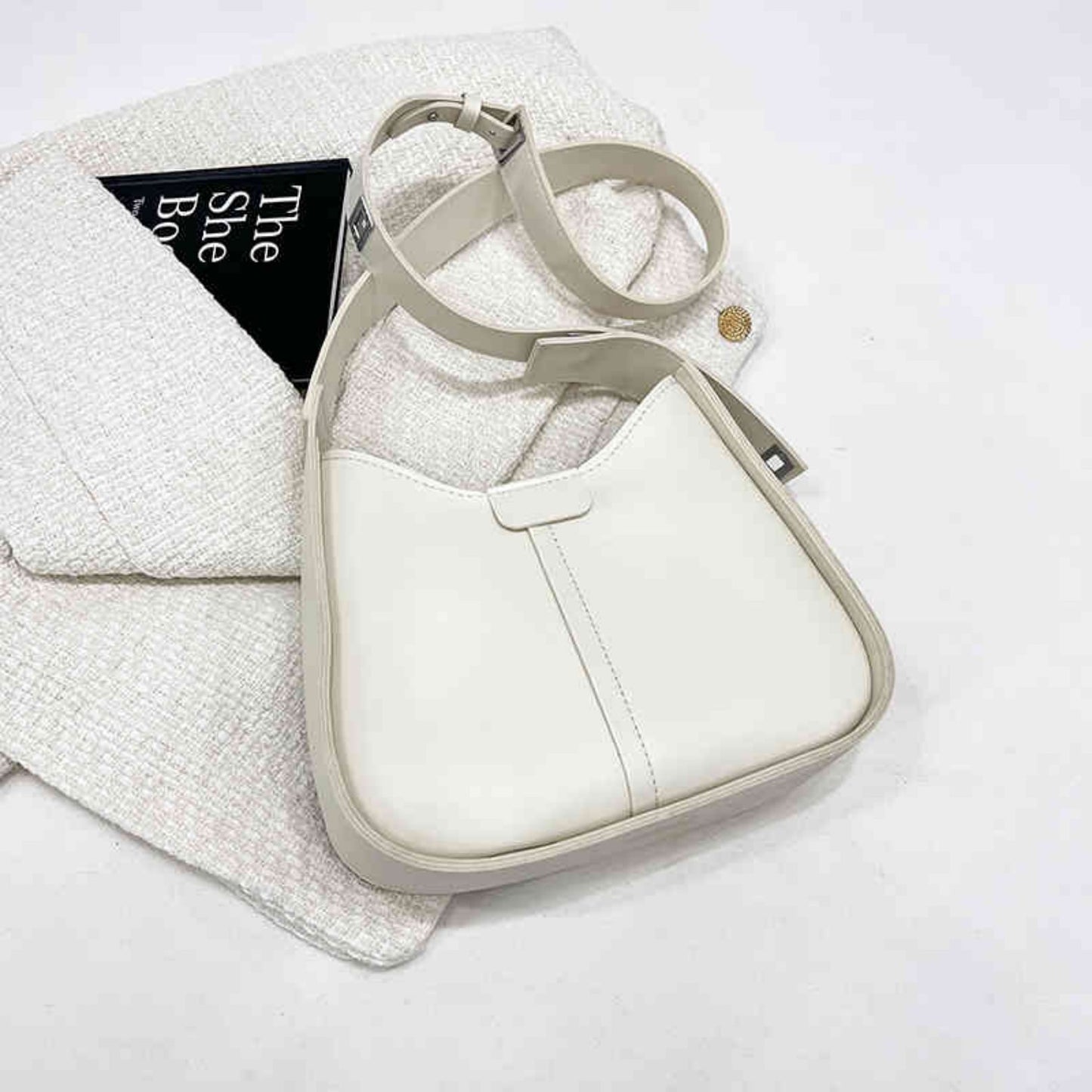 Hochwertige Umhängetasche mit Struktur für Damen