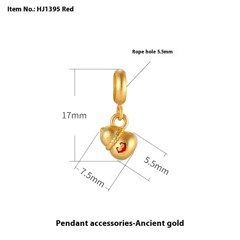 Antikes französisches Gold Lose Perlen Armband Armband Halskette Handarbeit Diy Zubehör Anhänger