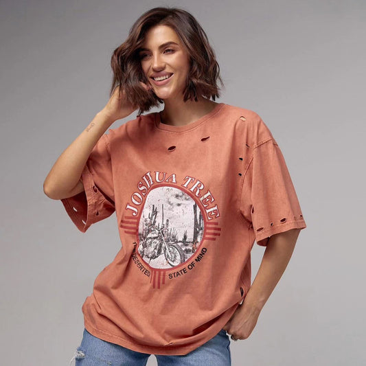 Top stile boyfriend da donna Ins Street