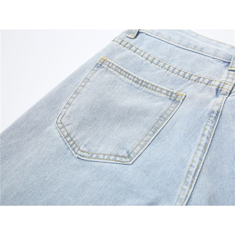 Pantaloni alla moda, larghi, dritti, sottili e con cinturini