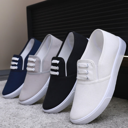Slip-on Canvas Shoes Flat Women