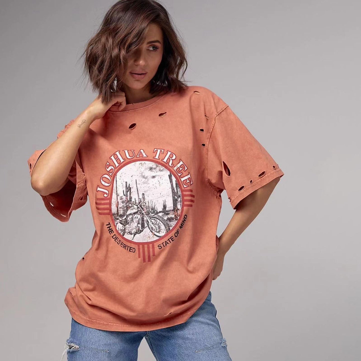 Top stile boyfriend da donna Ins Street