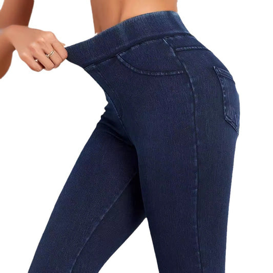 Pantaloni casual da yoga e corsa con doppia tasca da indossare all'aperto