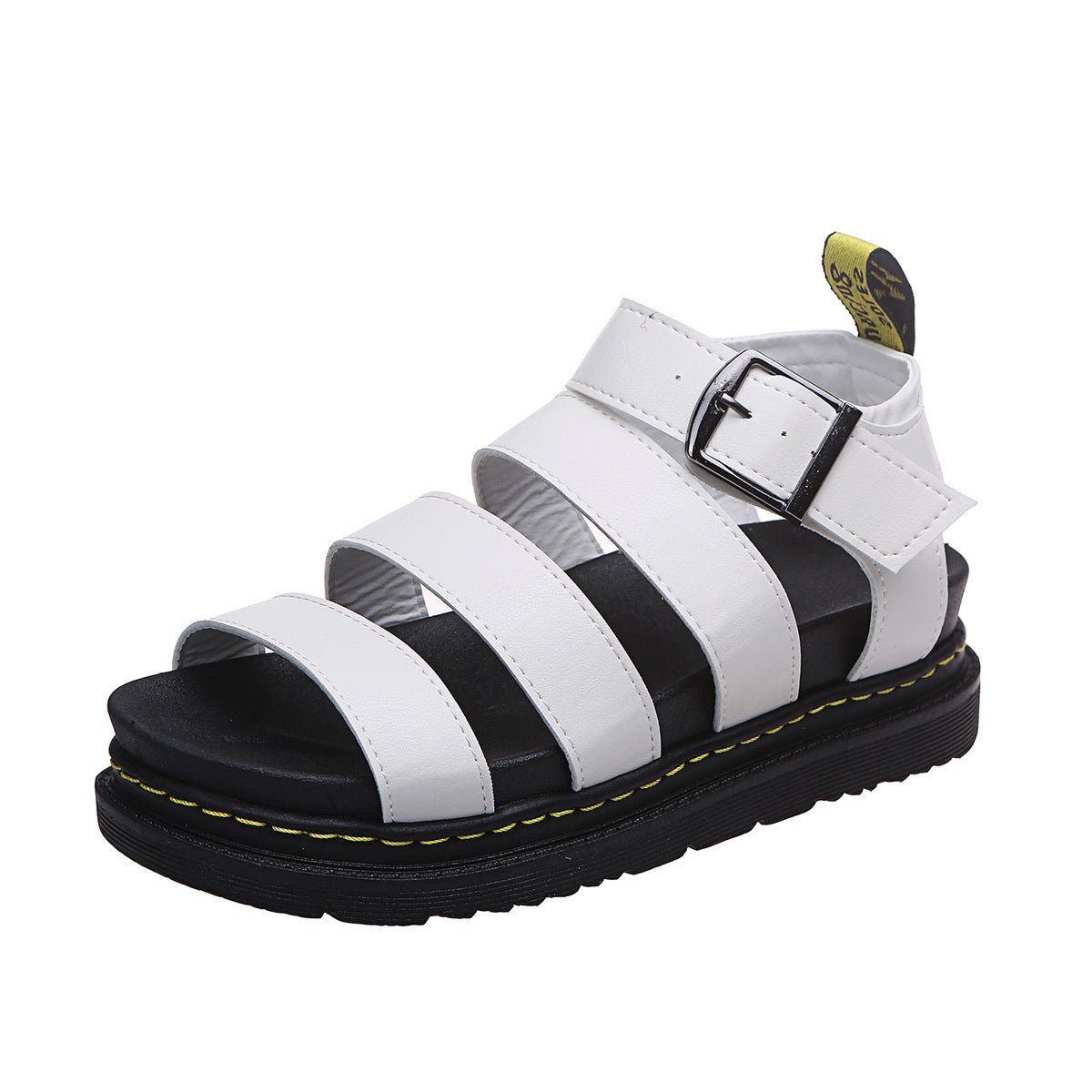 Buckle Sandals Flat PlatformThick Bottom Shoes Women Summer