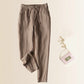 Women's Cotton And Linen Harem Pants