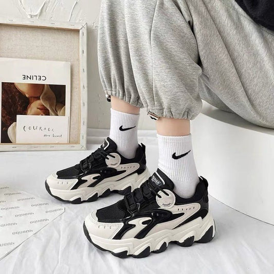 Herbst und Winter Neue Colorblock-Sneakers für Damen