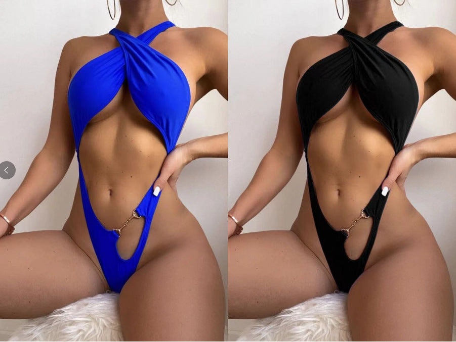 Damen Einteiliger Badeanzug Bikini