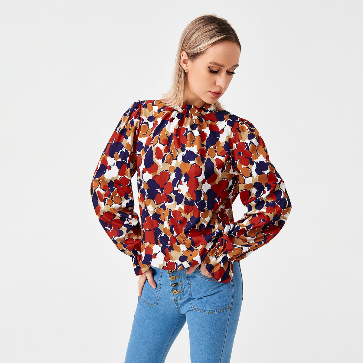 Camicia casual alla moda per le feste in stile bohémien