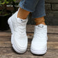 Sneaker comoda con plateau per il tempo libero