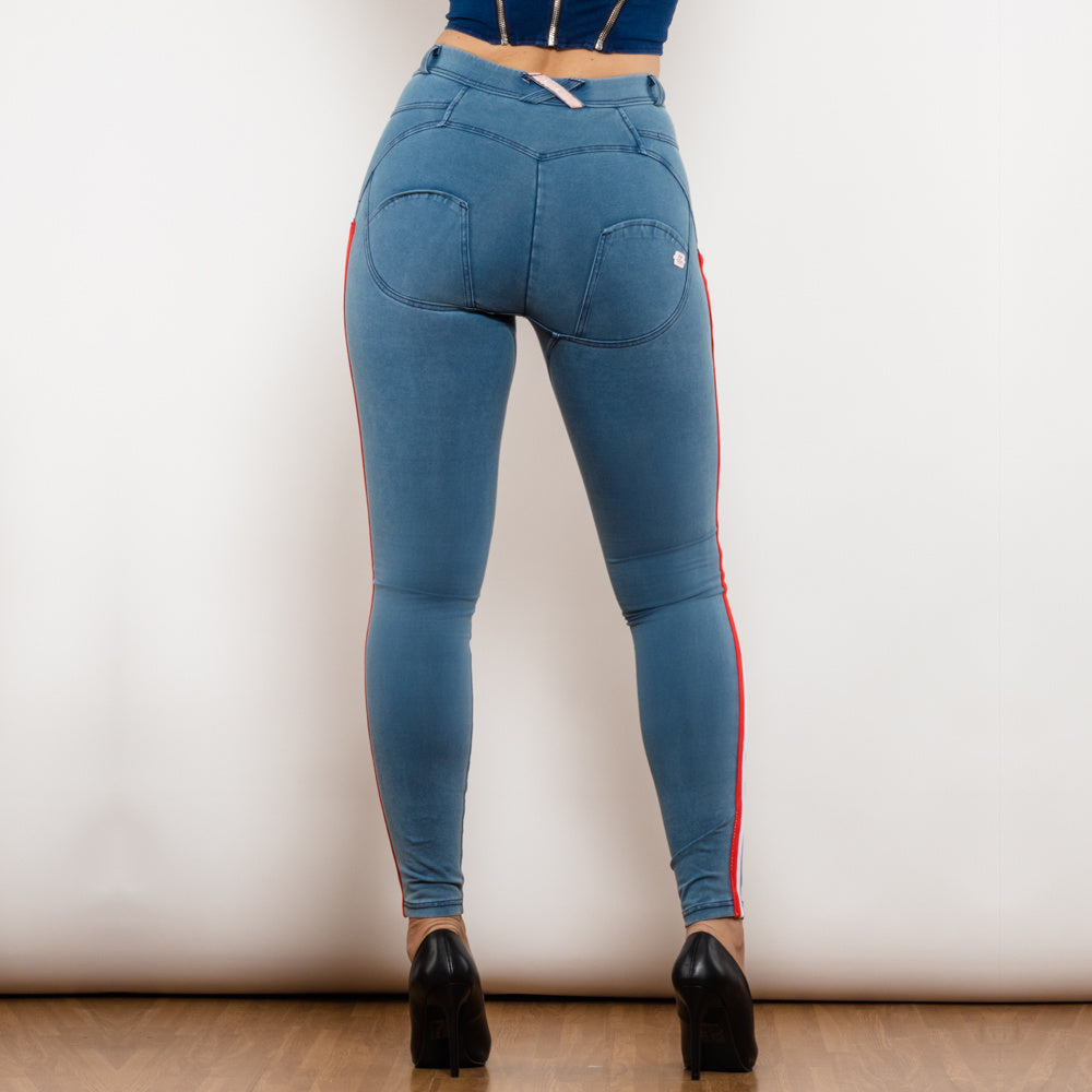 Leggings Woman Sexy Push Up Jeans Denim Pencil Pants