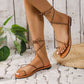 Casual Platform Women's Plus Size Toe Ring Sandals