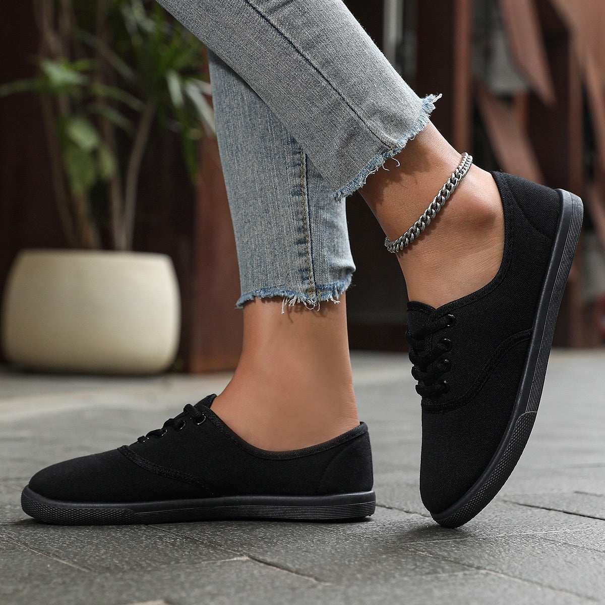 Scarpe da corsa da donna, bianche, solide