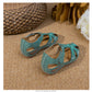 Casual Women's Sandals Stitching Non-slip Light Soft Tendon Bottom Plus Size Retro