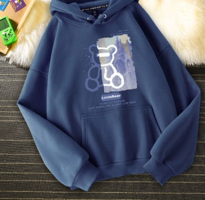 Lockeres Nischen-Frühlings-Top im koreanischen Stil für Damen