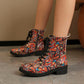 Herbst und Winter neue Martin Stiefel Damen Druck Schnürplattform
