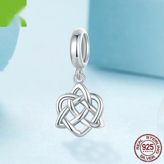 Pendant Diy Bracelet String Beads Accessories 925 Silver Bead