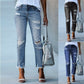 Zerrissene Jeanshose für Damen in Übergröße