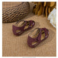 Casual Women's Sandals Stitching Non-slip Light Soft Tendon Bottom Plus Size Retro