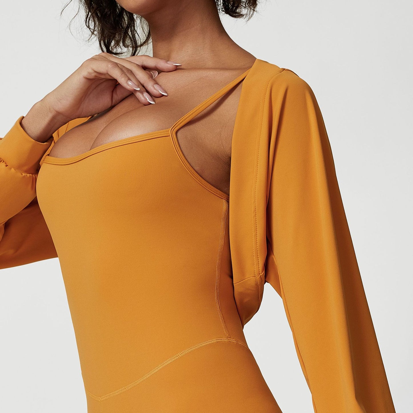 Kleines Schal-Sport-Yoga-Sonnenschutz-Top