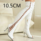 Stretch Thin Patent Leather Female Over-the-knee Boots