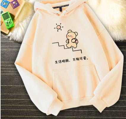 Lockeres Nischen-Frühlings-Top im koreanischen Stil für Damen